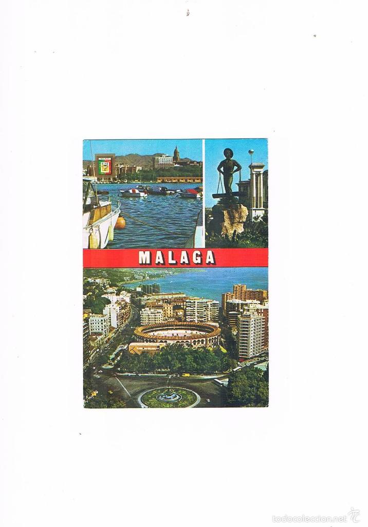 Cartoline: POSTAL ANTIGUA MALAGA SIN CIRCULAR MALAGA COSTA DEL SOL DIVERSOS ASPECTOS