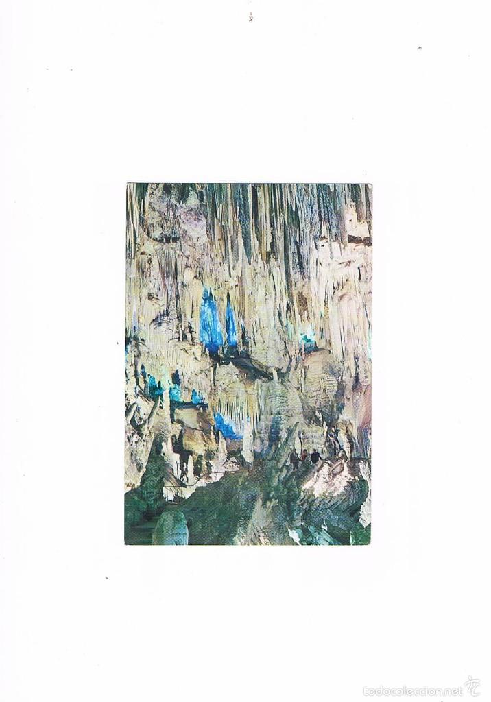 Cartoline: POSTAL ANTIGUA MALAGA SIN CIRCULAR CUEVA DE NERJA MALAGA FONDO DE LA SALA DEL CATACLISMO