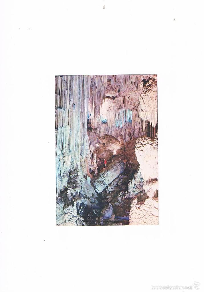 Cartoline: POSTAL ANTIGUA MALAGA SIN CIRCULAR CUEVA DE NERJA MALAGA FONDO DE LA SALA DEL CATACLISMO