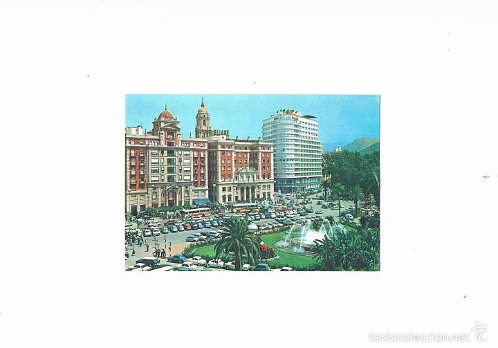 Cartoline: POSTAL ANTIGUA MALAGA ESCRITA POR DETRAS MALAGA PLAZA DE QUEIPO DE LLANO Y ACERA DE LA MARINA