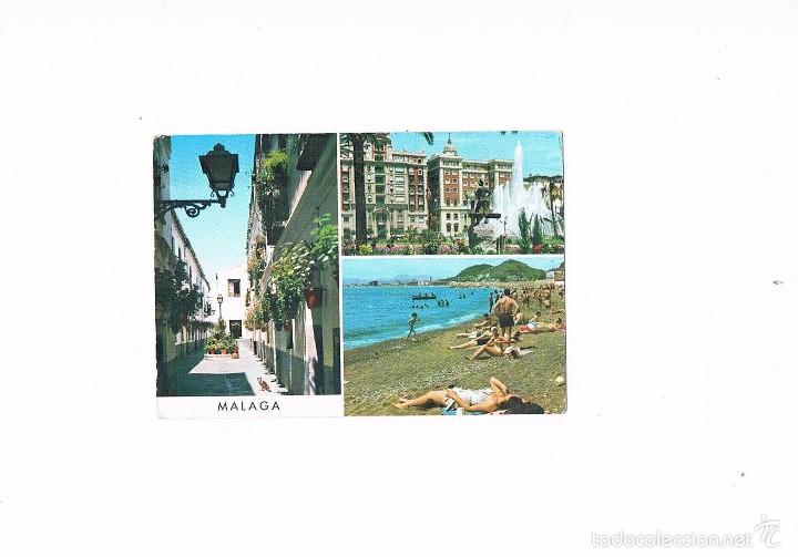 Cartoline: POSTAL ANTIGUA MALAGA ESCRITA POR DETRAS MALAGA BELLEZAS DE LA CIUDAD