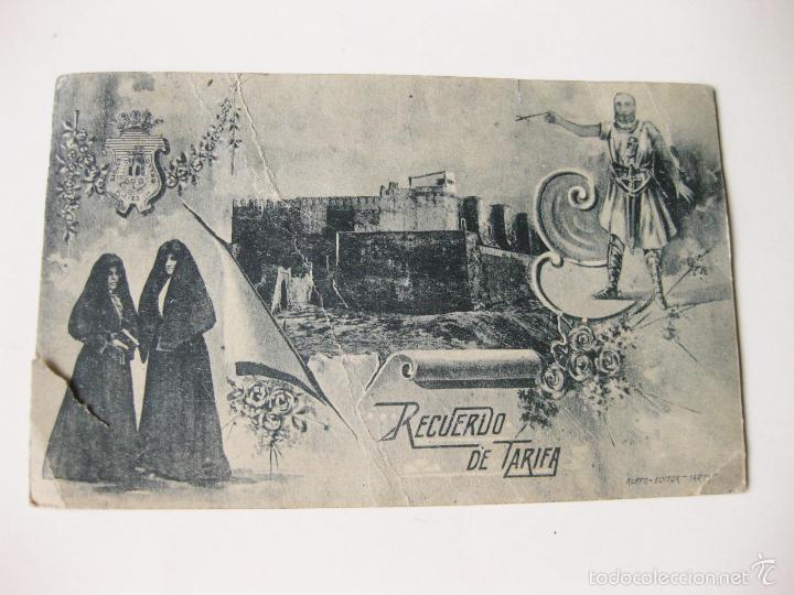 Postales: POSTAL RECUERDO DE TARIFA. CIRCULADA. CADIZ - Foto 1