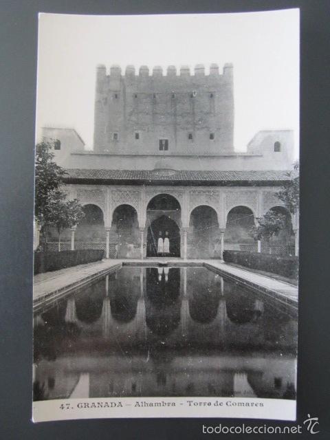 Postales: POSTAL GRANADA. ALHAMBRA. TORRE DE COMARES. - Foto 1