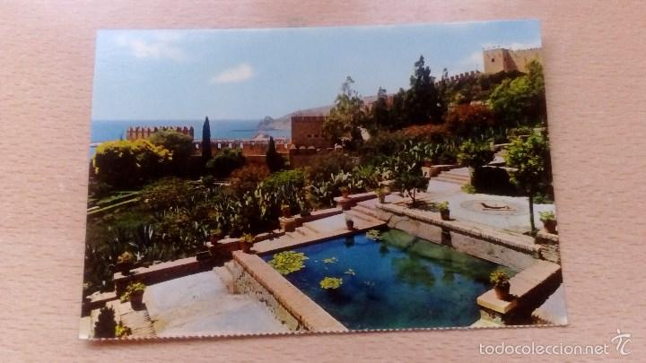 Postales: POSTAL ANTIGUA DE ALMERIA JARDINES DE LA ALCAZABA