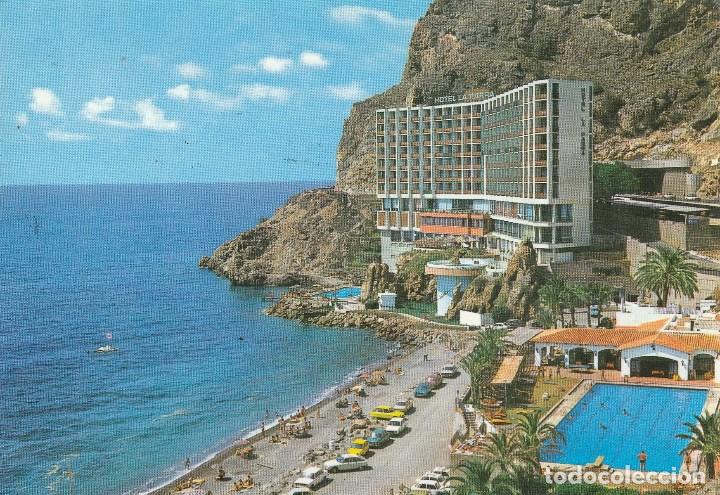 Postales: N&ordm; 26605 POSTAL ALMERIA PLAYA Y HOTEL LA PARRA