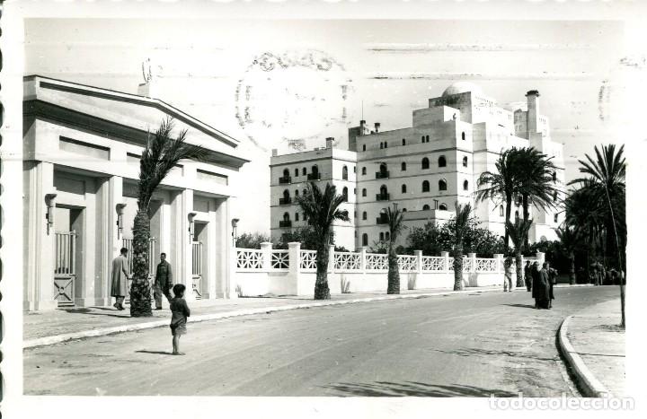 Postales: CADIZ-PASEO DE LAS DELICIAS Y HOTEL ATL&Aacute;NTICO-