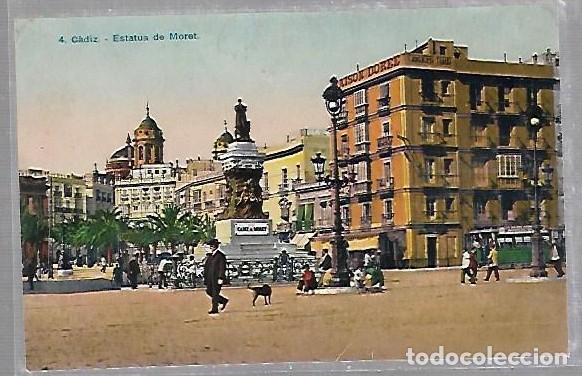 Postkarten: TARJETA POSTAL DE CADIZ - ESTATUA DE MORET. 4.