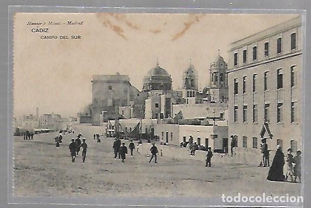 Postkarten: TARJETA POSTAL DE CADIZ - CAMPO DEL SUR. HAUSER Y MENET