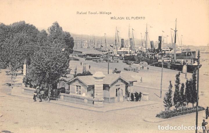 Postales: M&Aacute;LAGA.- EL PUERTO