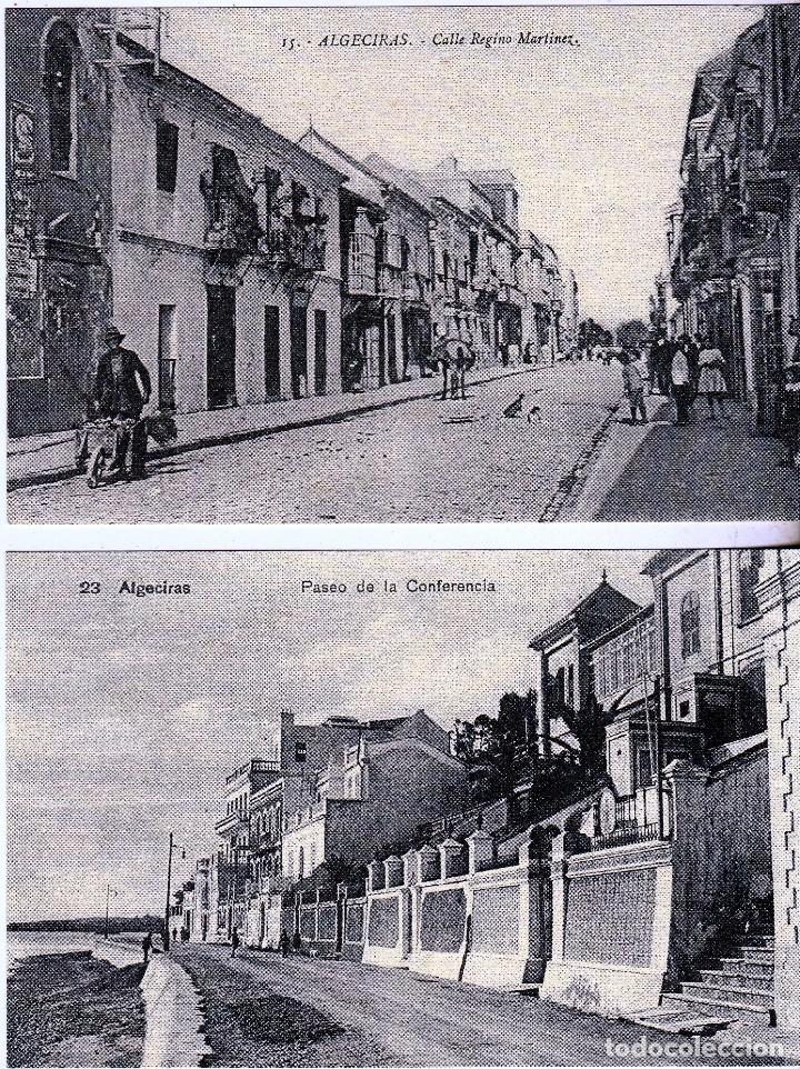 Postales: ALGECIRAS.LOTE 6 REPRODUCCIONES POSTALES ANTIGUAS. TETRAPODO 2004.(16-528)