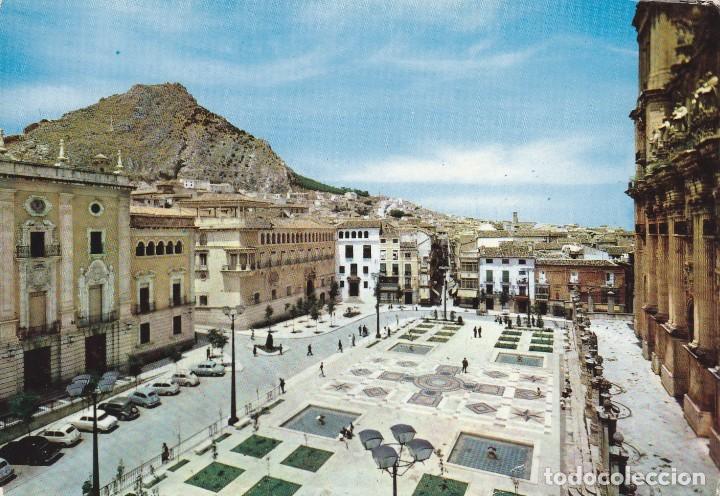 Postales: JAEN - PLAZA DE SANTA MARIA - COCHE SEAT 600 - N&ordm; 2017 - ED. ARRIBAS  - A&Ntilde;O 1963  - NUEVA