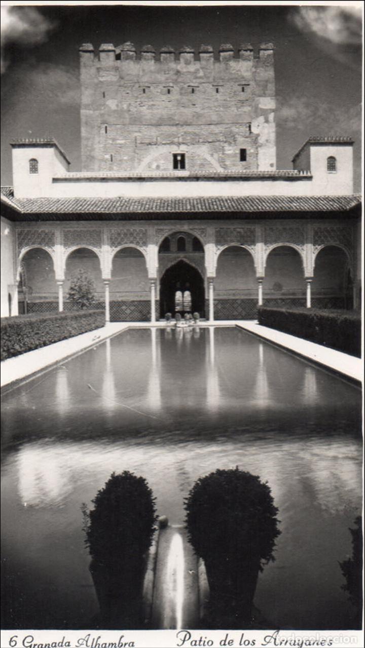 Postales: GRANADA. LA ALHAMBRA . PATIO DE LOS ARRAYANES. SIN CIRCULAR. - Foto 1