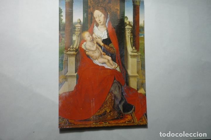 Postales: postal virgen y ni&ntilde;o -granada capilla real