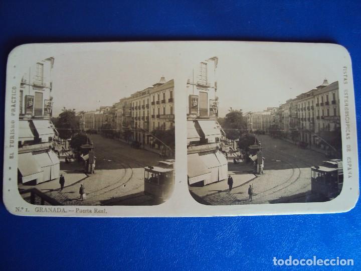 Postales: (ES-075) GRANADA - PUERTA REAL - Foto 1