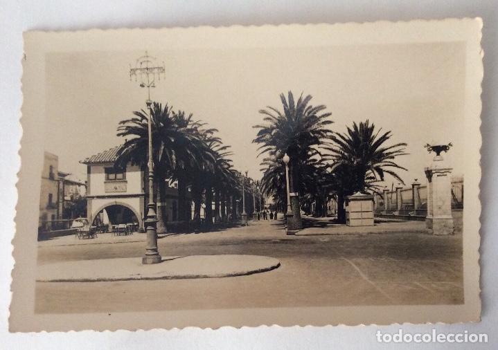 Postales: POSTAL FOTOGR&Aacute;FICA PARQUE DE CALDERON DETALLE DEL PASEO PUERTO DE SANTA MAR&Iacute;A CADIZ