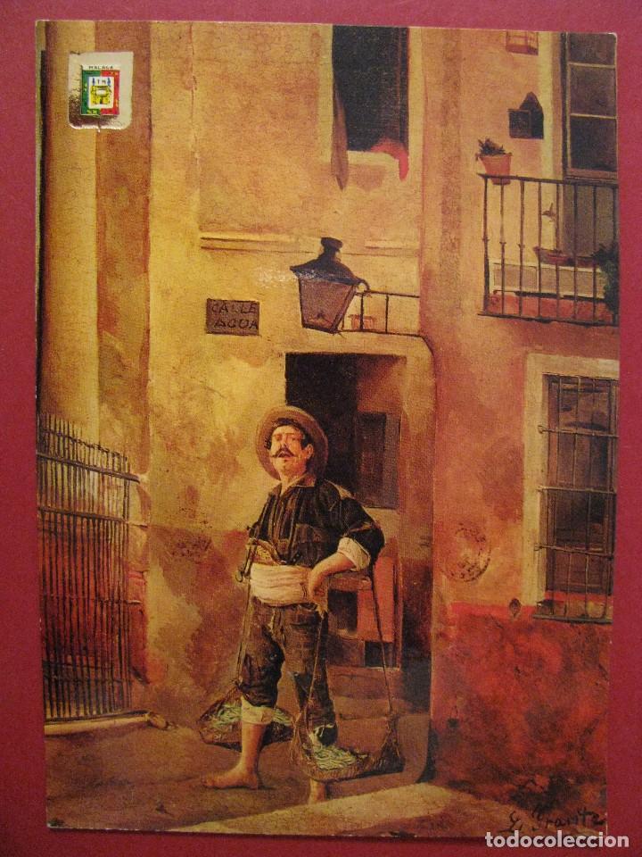 Postales: POSTAL DE MALAGA. EL CENACHERO DE LUIS GRARITE. SIN CIRCULAR.