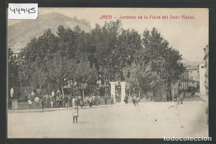 Postales: JAEN - JARDINES DE LA PLAZA DEL DEAN MAZAS  - VER REVERSO- ( ZG- 44.945)