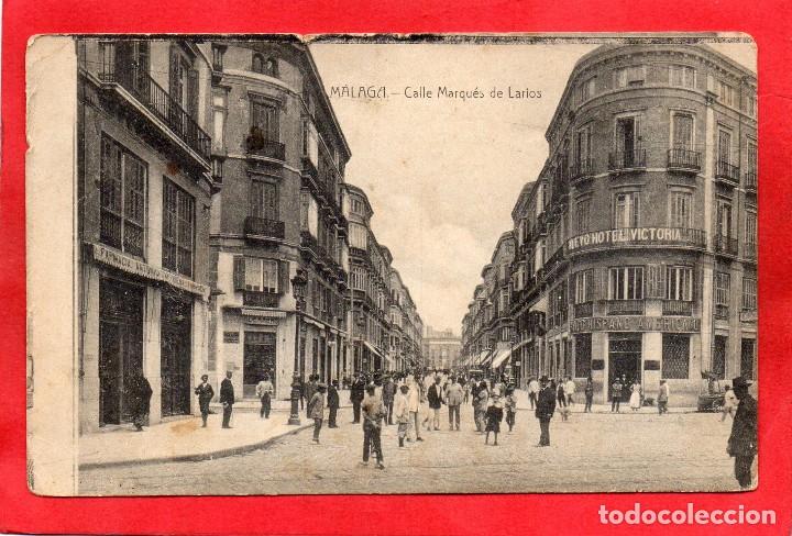 Postales: malaga. calle marques de larios