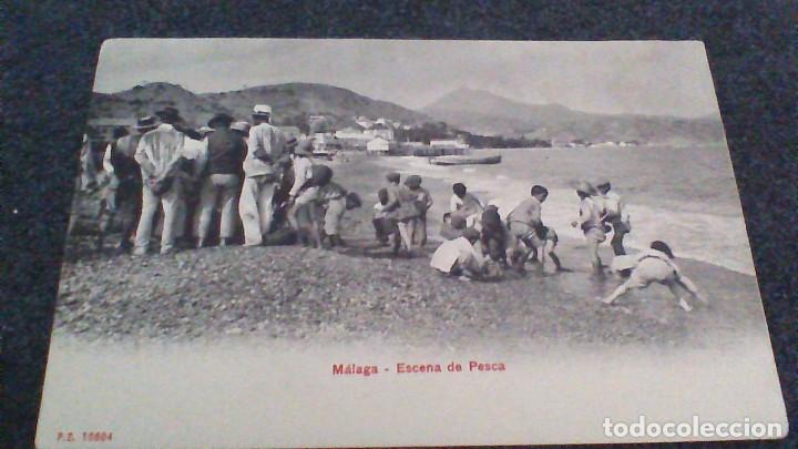 Postales: ESCENA DE PESCA. MALAGA. - Foto 1