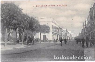 Postais: TARJETA POSTAL DE SANLUCAR DE BARRAMEDA. CALLE ANCHA. CADIZ.
