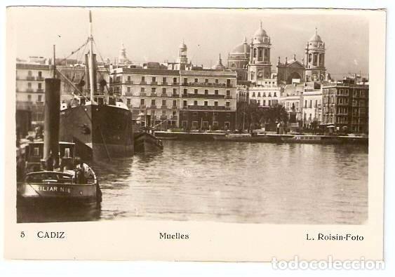 Postales: C&aacute;diz.- Muelles - Foto 1