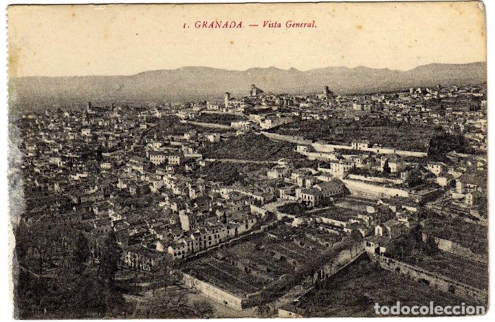 Postales: POSTAL GRANADA - VISTA GENERAL - Foto 1