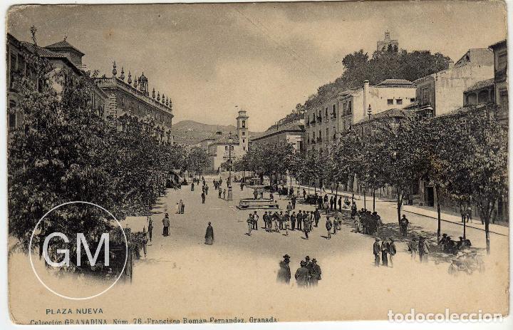 Postales: MAGNIFICA POSTAL - GRANADA - PLAZA NUEVA - Foto 1