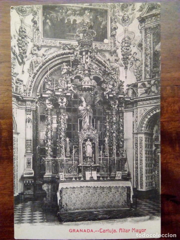 Postales: Granada, Cartuja. Altar Mayor. - Foto 1