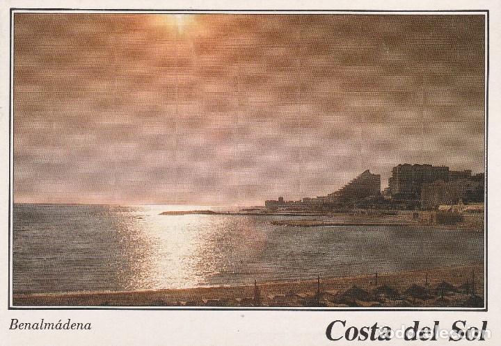 Postales: N&ordm; 28206 POSTAL ATARDECER BENALMADENA MALAGA