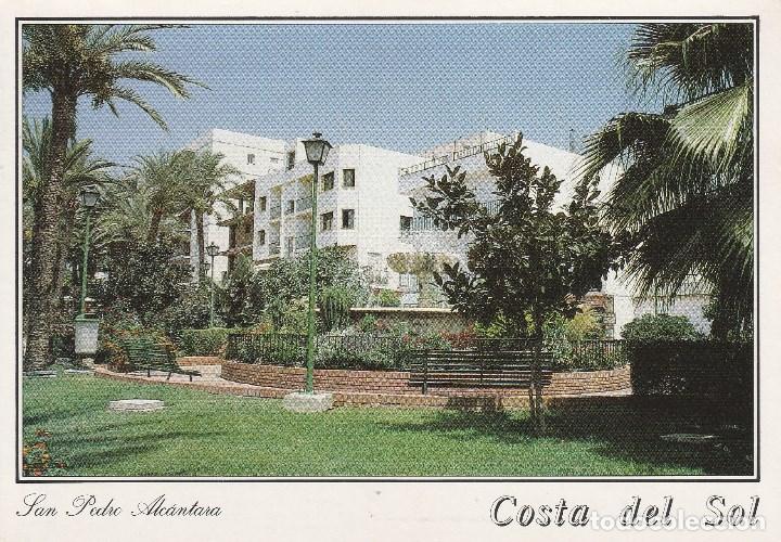Postales: N&ordm; 28308 POSTAL LAS PALMERAS PASEO SAN PEDRO DE ALCANTARA MALAGA