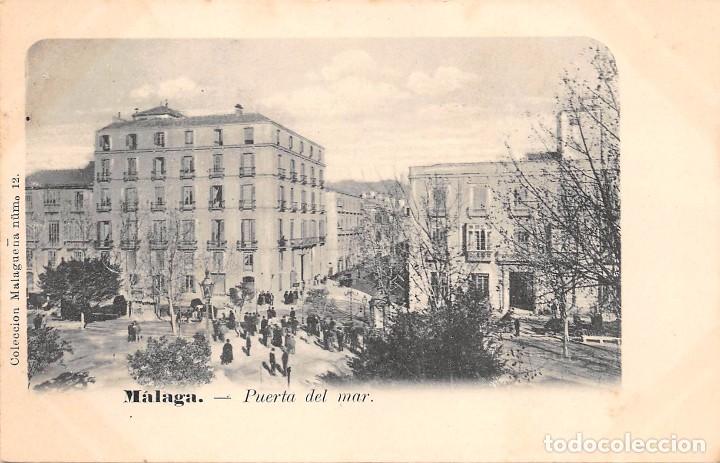 Postales: M&Aacute;LAGA.- PUERTA DEL MAR