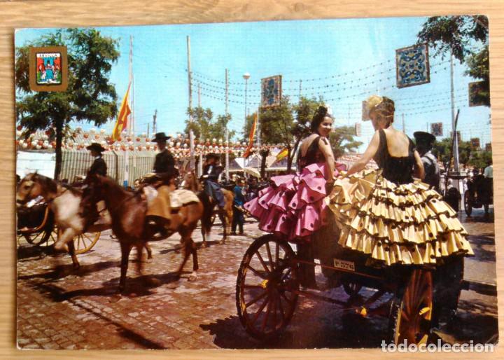 Postales: SEVILLA - FERIA DE ABRIL - Foto 1