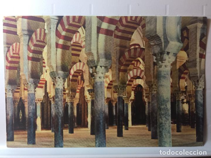Postales: POSTAL MEZQUITA LABERINTO DE COLUMNAS (CORDOBA). FOTO ESTUDIO. A&Ntilde;O 1959.