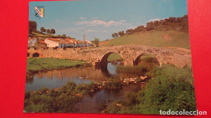 Postales: ANTIGUA POSTAL.PUENTE ROMANO SOBRE RIBERA GALINDON.SAN NICOLAS DEL PUERTO.SEVILLA.N&ordm;2.1972.