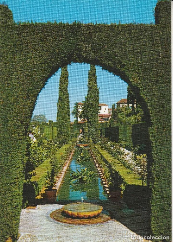 Postales: N&ordm; 29392 POSTAL GRANADA JARDINES GENERALIFE - Foto 1