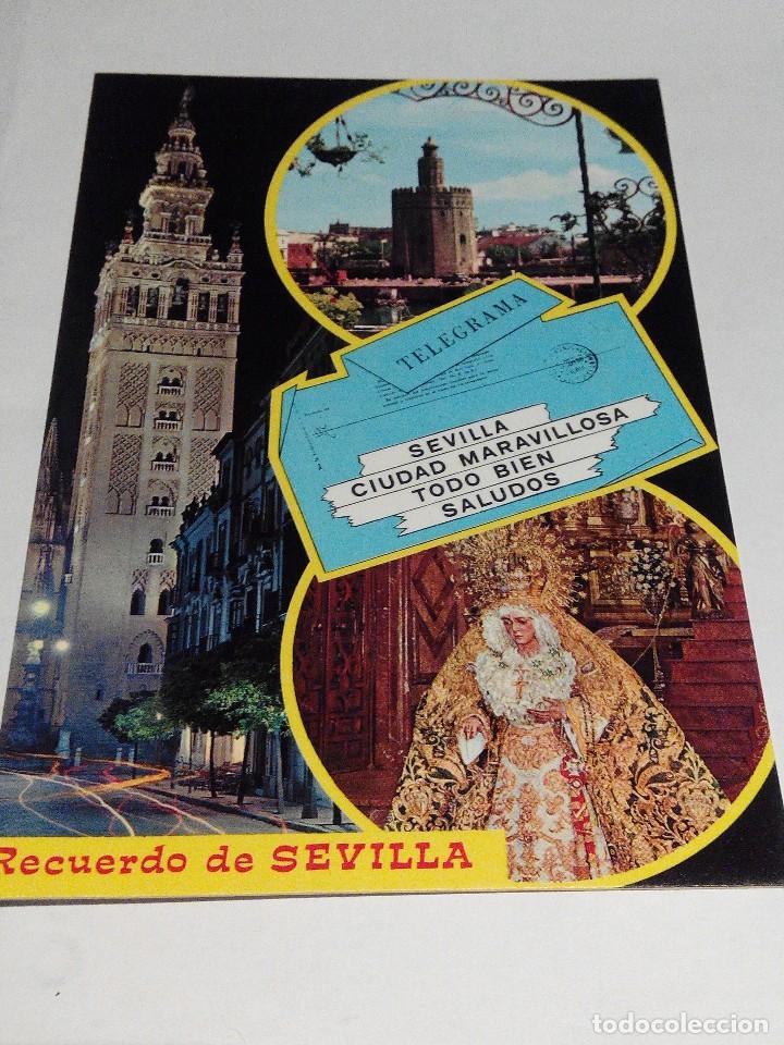 Postales: POSTAL ESPA&Ntilde;A SEVILLA- BELLEZAS DE LA CIUDAD . ANOS 70.NUEVA
