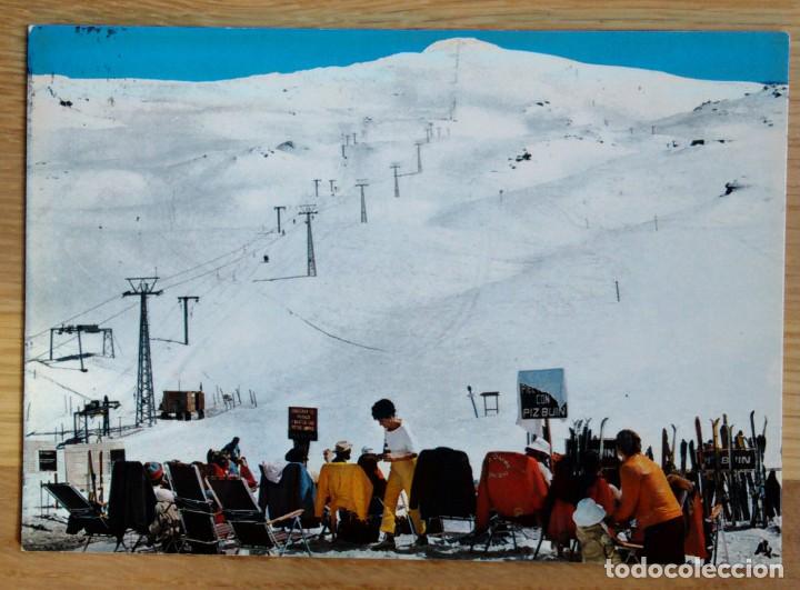 Postales: SIERRA NEVADA - TELECABINA AL VELETA