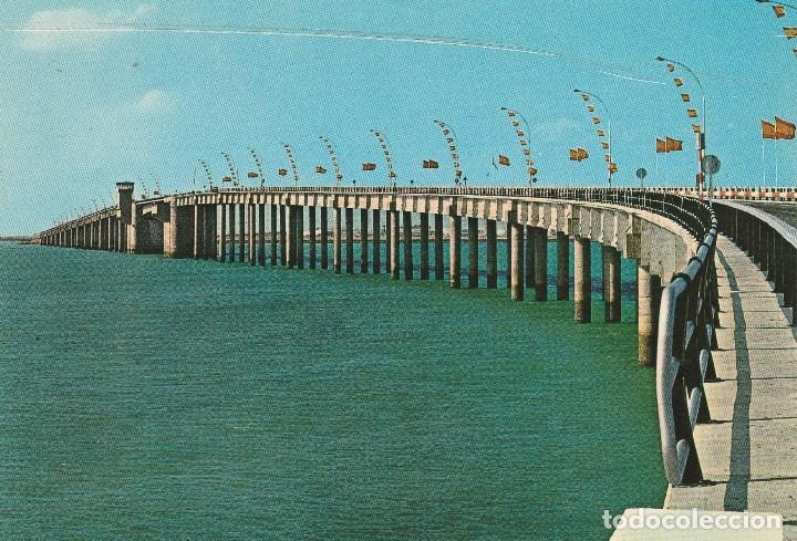 Postales: N&ordm; 330 POSTAL PUENTE JOSE LEON DE CARRANZA CADIZ