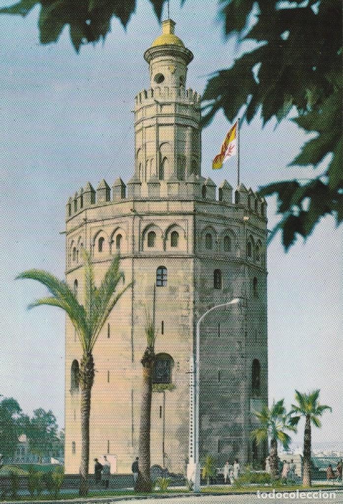 Postales: N&ordm; 529 POSTAL SEVILLA TORRE DEL ORO - Foto 1