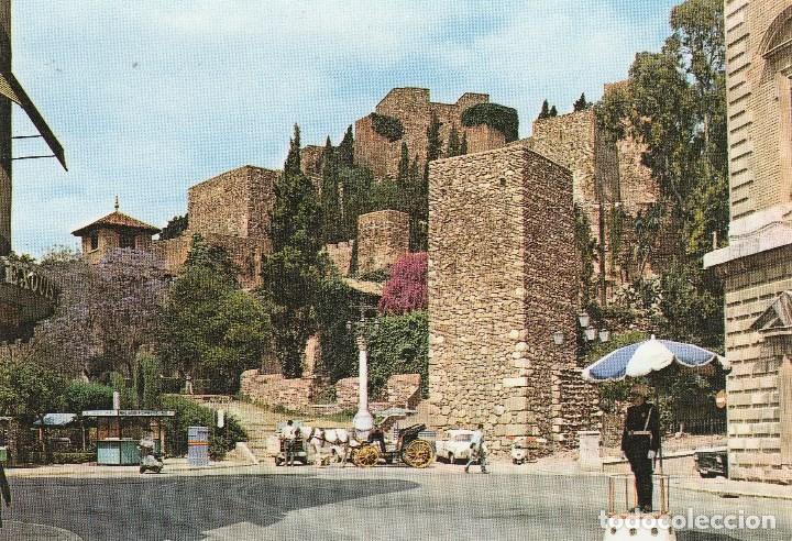 Postales: N&ordm; 418 POSTAL MALAGA ALCAZABA GUARDIA DE TRAFICO