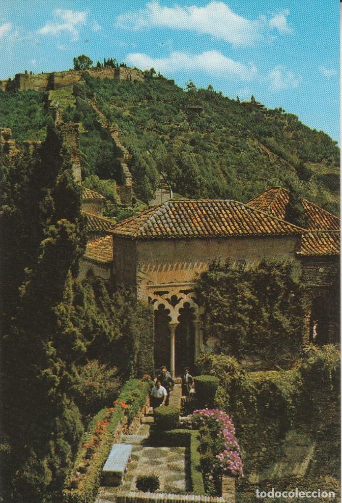Postales: N&ordm; 487 POSTAL MALAGA ALCAZABA Y CASTILLO