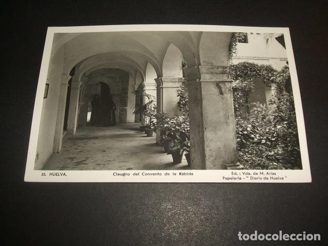 Postales: HUELVA CLAUSTRO DEL CONVENTO DE LA RABIDA - Foto 1