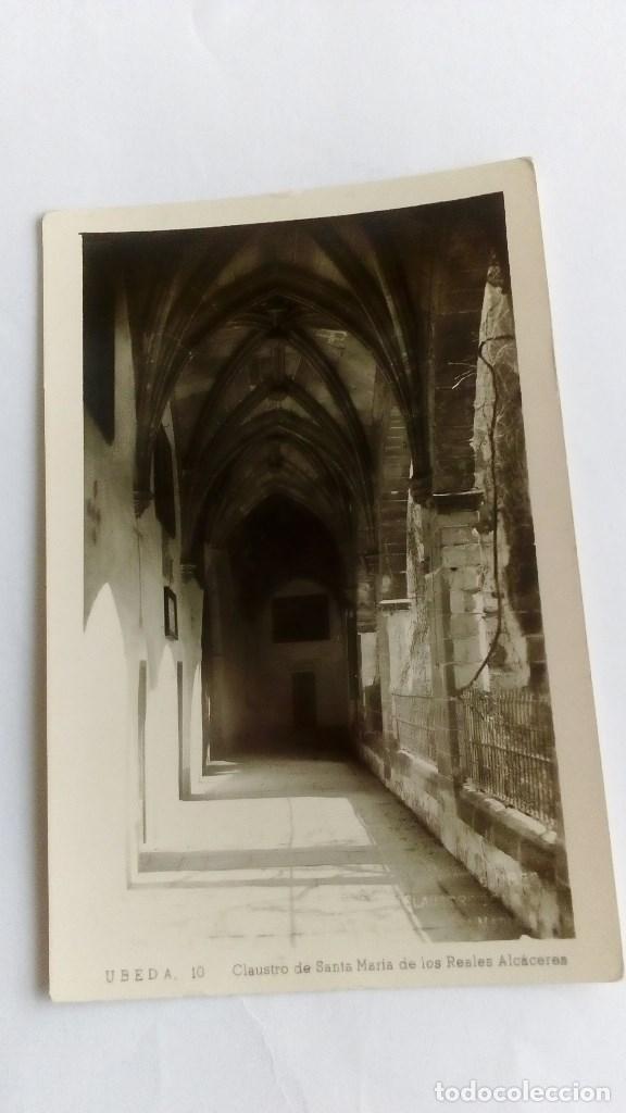 Postales: POSTAL ANTIGUA DE UBEDA CLAUSTRO DE SANTA MARIA DE LOS REALES ALCACERES N&ordm; 10