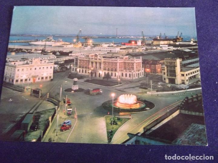 Postales: CADIZ-V3-NO ESCRITA-AV.DEL PUERTO Y PANORAMICA DE LA BAHIA