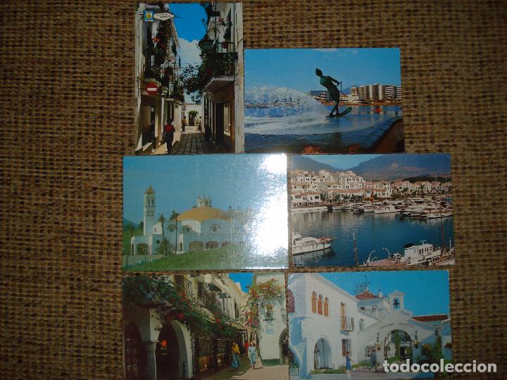 Postales: LOTE DE 6 POSTALES DE MARBELLA - Foto 1