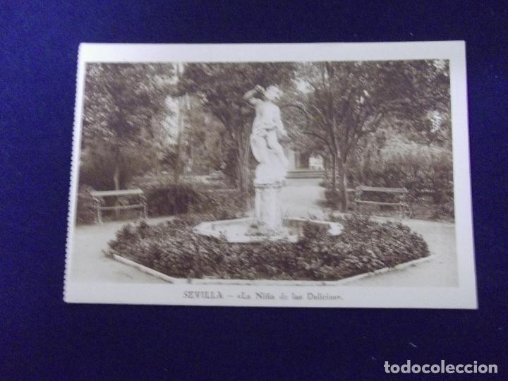 Postales: SEVILLA-V3-NO ESCRITA-LA NI&Ntilde;A DE LAS DELICIAS