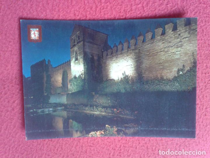 Postales: POSTAL POST CARD POSTCARD ANDALUCIA CORDOBA MURALLA Y JARDINES ILUMINADOS FISA ESCUDO DE ORO VER FOT