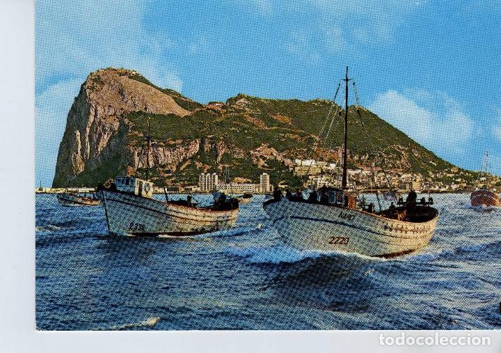 Postales: PE&Ntilde;ON DE GIBRALTAR-PESQUEROS
