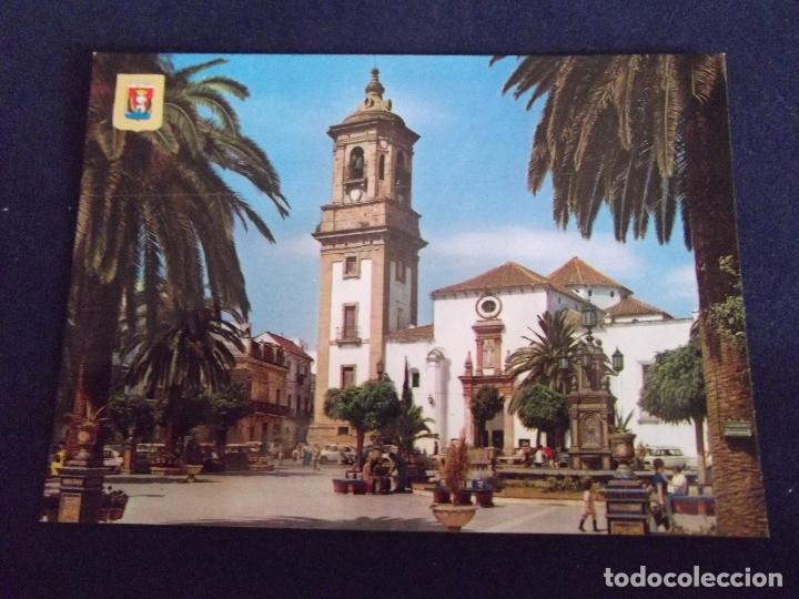 Postales: CADIZ-V3- ALGECIRAS-N&ordm;171-PLAZA DEL GENERALISIMO-IGLESIA NTRA SRA DE LA PALMA-ESCUDO DE ORO