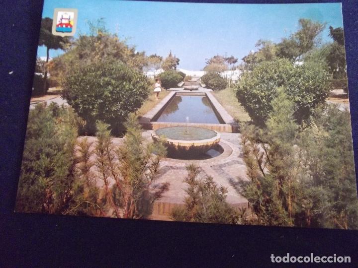 Postales: CADIZ-V3- SAN FERNANDO-N&ordm;8- PARQUE DEL ALMIRANTE LAULHE-ESCUDO DE ORO